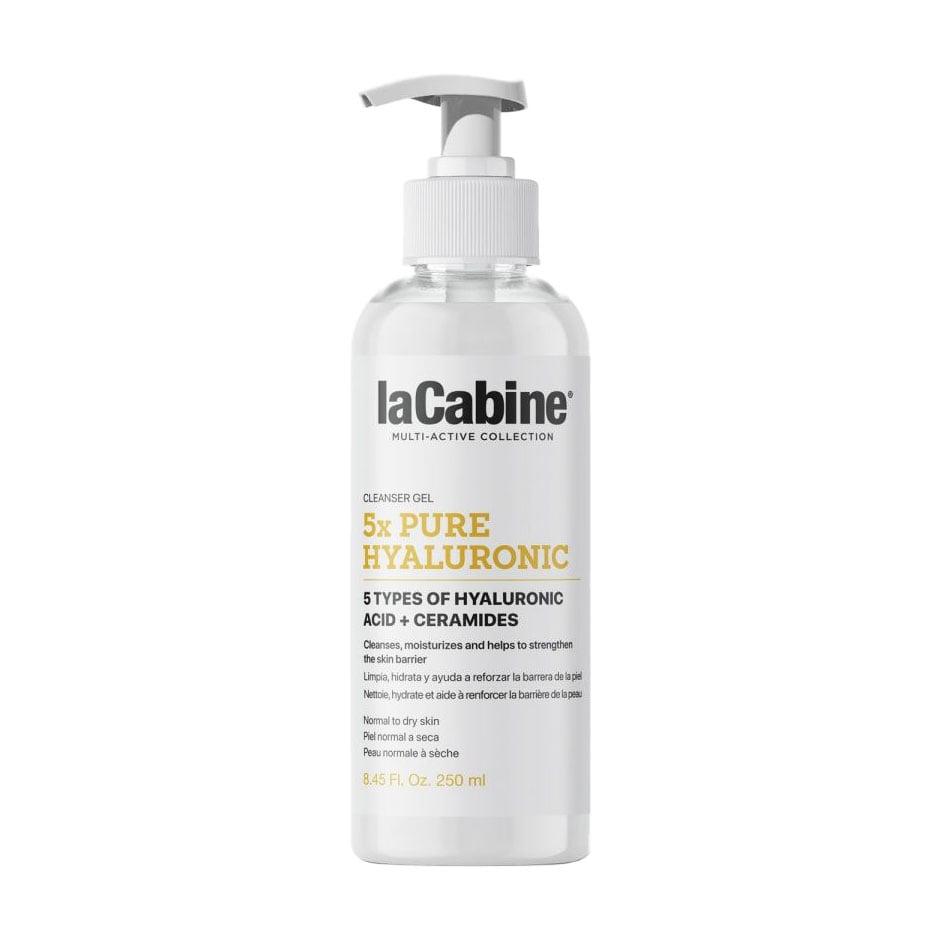 Очищувальний зволожувальний гель для обличчя LaCabine 5x Pure Hyaluronic Cleanser Gel з гіалуроновою кислотою та церамідами, 250 мл